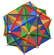 Icosahedral to octahedral compound of cubes.gif