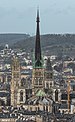 Cathédrale Notre-Dame de Rouen, South-West View from Mont Gargan 140215 4.jpg