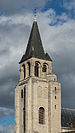 Clocktower of Abbaye de Saint-Germain-des-Prés, Paris 6e, South-East View 140207 4.jpg