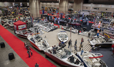 buying a boat at a boat show