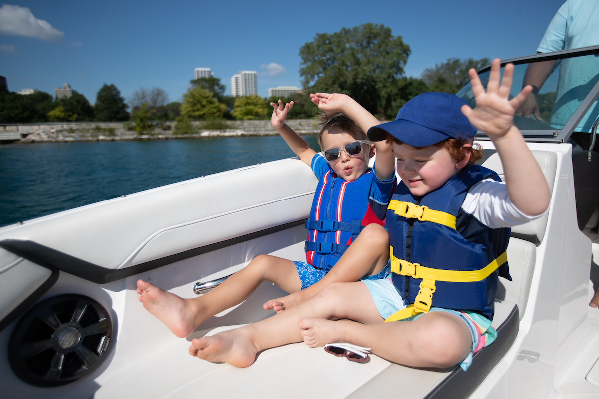 boating with toddlers