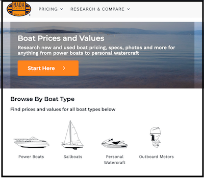 nada guides boat prices and values